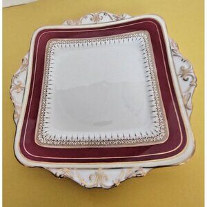 Vintage Paragon Square Cake/Dessert Plate 9 1/4" RARE 1950's